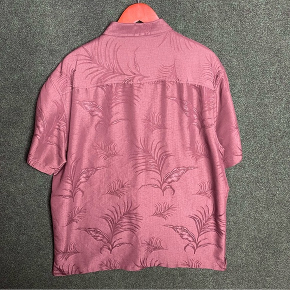 Woody's Retro Lounge Mens Button Down Shirt Hawaiian Tropical Brown XXL - Picture 5 of 5